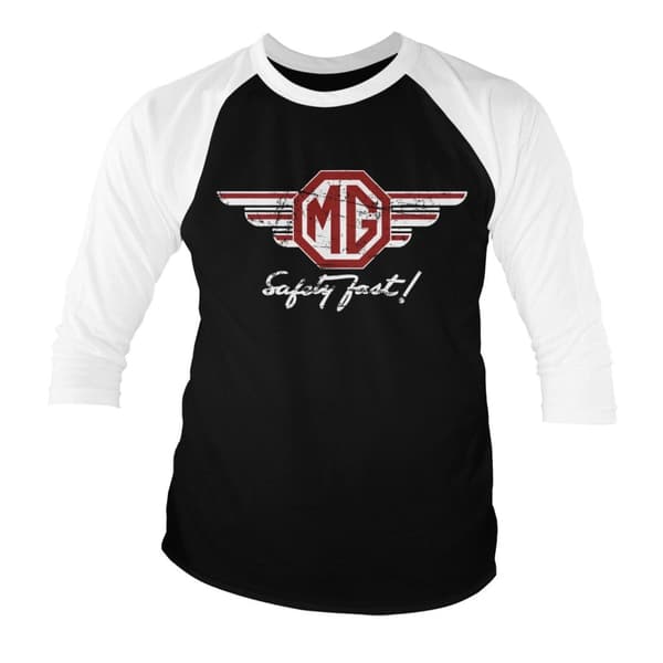M.G. Wings Baseball 3/4 Sleeve Tee Small