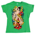 Miniatyrbild 6 av 8: Love And Hate Pin-Up Girly Tee