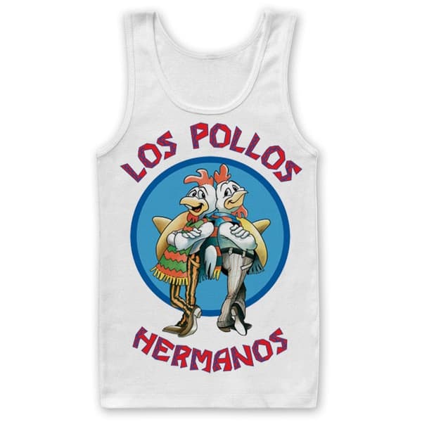 Los Pollos Hermanos Tank Top White X-Large