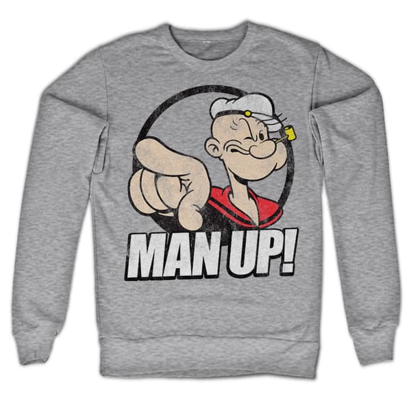 Popeye - Man Up! Sweatshirt Small