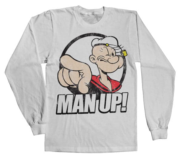 Popeye - Man Up! Long Sleeve Tee