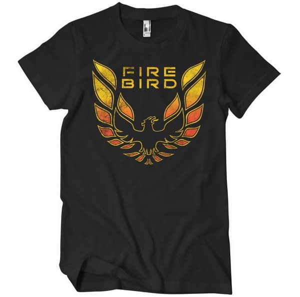 Pontiac Firebird Logo T-Shirt Black Small
