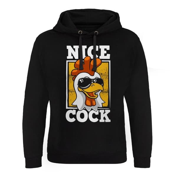 Nice Cock Epic Hoodie Black Small