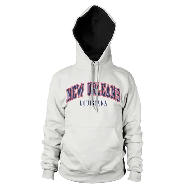 New Orleans - Louisiana Hoodie White Medium