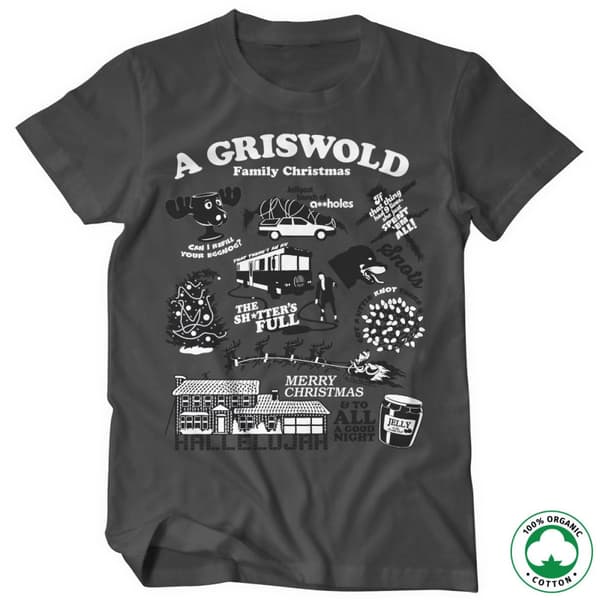 National Lampoon's Christmas Icons Organic Tee