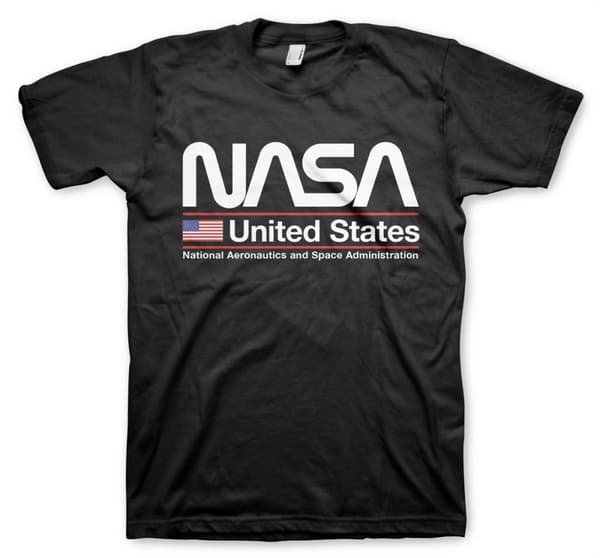NASA - United States T-Shirt Black Large