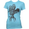 Miniatyrbild 4 av 4: Movie Camera Tripod Girly T-Shirt