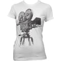 Miniatyrbild 1 av 4: Movie Camera Tripod Girly T-Shirt