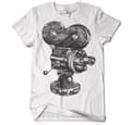 Miniatyrbild 6 av 7: Movie Camera Sketch T-Shirt
