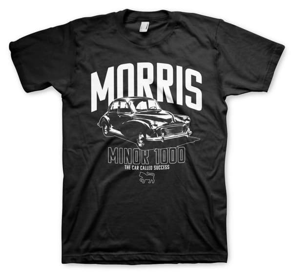 Morris Minor 1000 T-Shirt Black X-Large