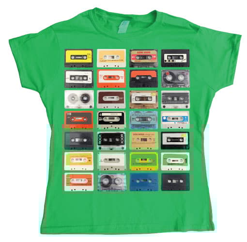 Mixed Tapes Girly T-shirt