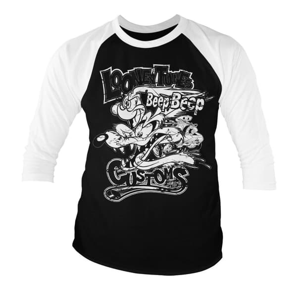 Looney Tunes Customs Baseball 3/4 Sleeve Tee Large