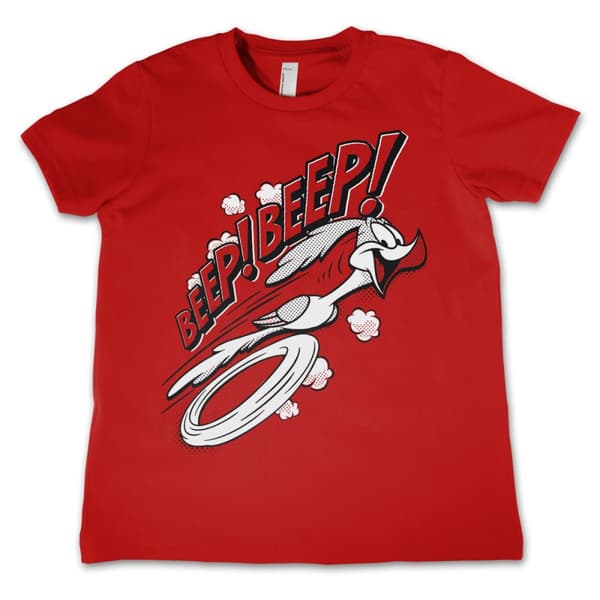 Looney Tunes - BEEP BEEP Kids T-Shirt Red 12Years/YXL