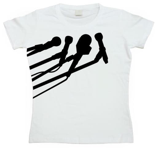 Listen To Me! Girly T-shirt White Medium