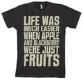 Miniatyrbild 2 av 4: Life Was Easier... T-Shirt