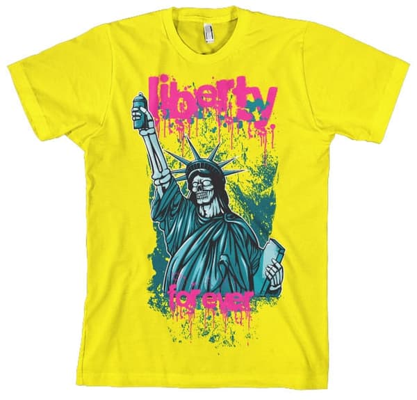Liberty Forever T-Shirt Yellow Medium