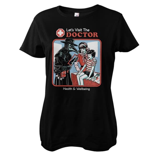 Let's Visit The Doctor Girly Tee Black XX-Large