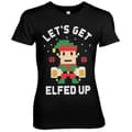 Miniatyrbild 1 av 2: Let's Get Elfed Up Girly Tee