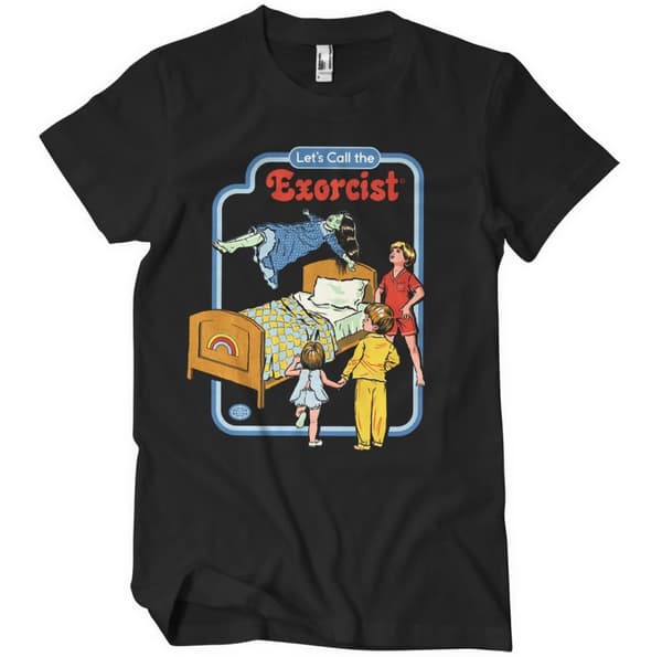 Let's Call The Exorcist T-Shirt Black XX-Large