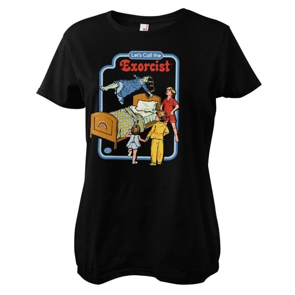 Let's Call The Exorcist Girly Tee Black XX-Large
