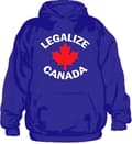 Miniatyrbild 3 av 3: Legalize Canada Hoodie