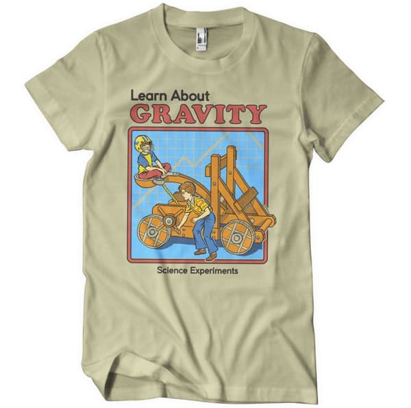 Learn About Gravity T-Shirt Khaki X-Large