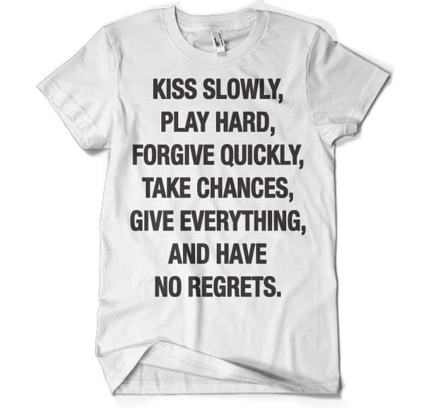 Kiss Slowly T-Shirt White XX-Large
