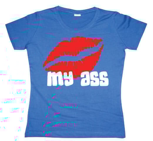 Kiss My Ass 2 Girly T-shirt