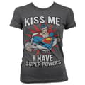 Miniatyrbild 3 av 8: Kiss Me - I Have Super Powers Girly T-Shirt