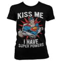 Miniatyrbild 4 av 8: Kiss Me - I Have Super Powers Girly T-Shirt