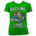 Miniatyrbild 5 av 8: Kiss Me - I Have Super Powers Girly T-Shirt
