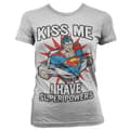 Miniatyrbild 7 av 8: Kiss Me - I Have Super Powers Girly T-Shirt