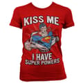 Miniatyrbild 1 av 8: Kiss Me - I Have Super Powers Girly T-Shirt