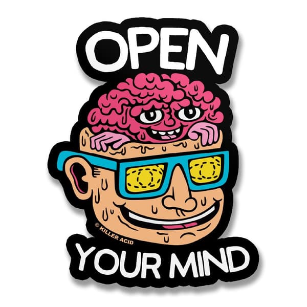 Killer Acid - Open Your Mind Sticker