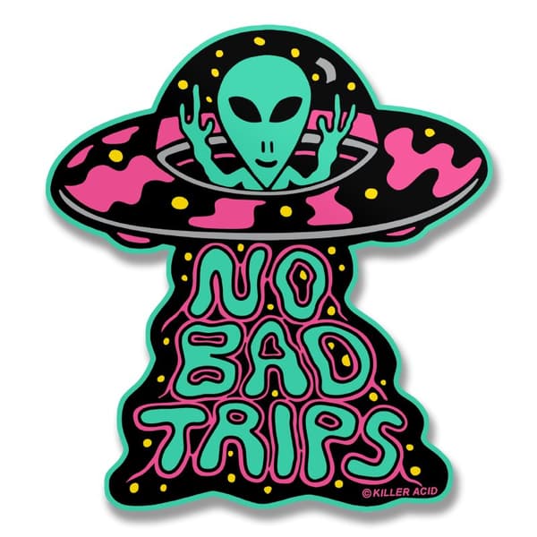 Killer Acid - No Bad Trips Sticker