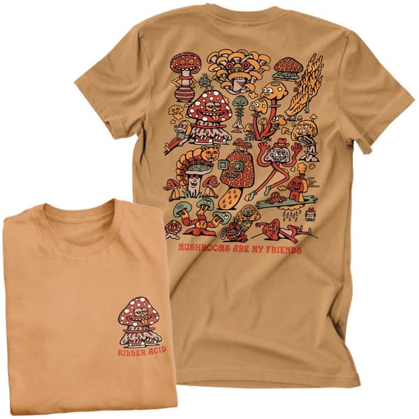 Killer Acid - Mushroom Friends T-Shirt Small