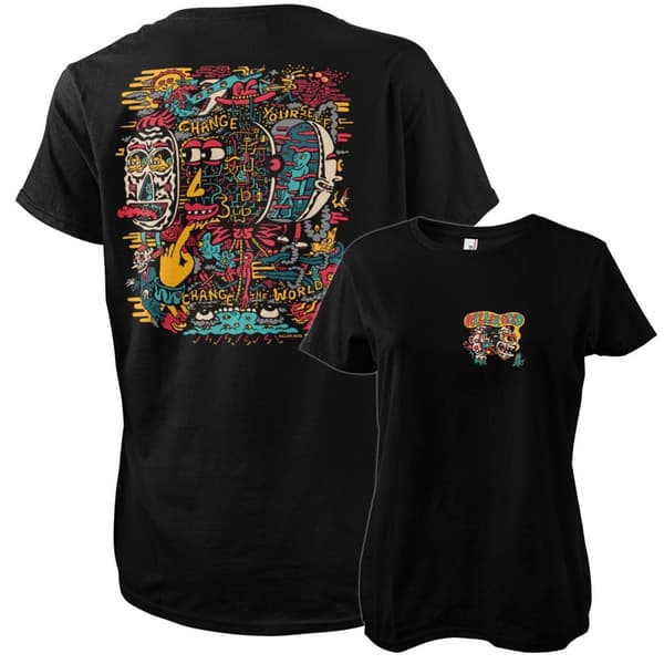 Killer Acid - Change Yourself Girly Tee Black X-Large