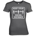 Miniatyrbild 3 av 3: Keep Your Social Distance Girly Tee