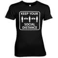 Miniatyrbild 1 av 3: Keep Your Social Distance Girly Tee