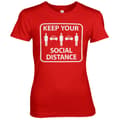Miniatyrbild 1 av 3: Keep Your Social Distance Girly Tee