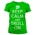 Miniatyrbild 2 av 5: Keep Calm And Troll On Girly T-Shirt