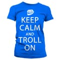 Miniatyrbild 1 av 5: Keep Calm And Troll On Girly T-Shirt