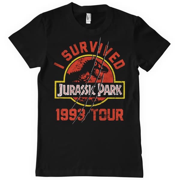 Jurassic Park 1993 Tour T-Shirt Black XX-Large