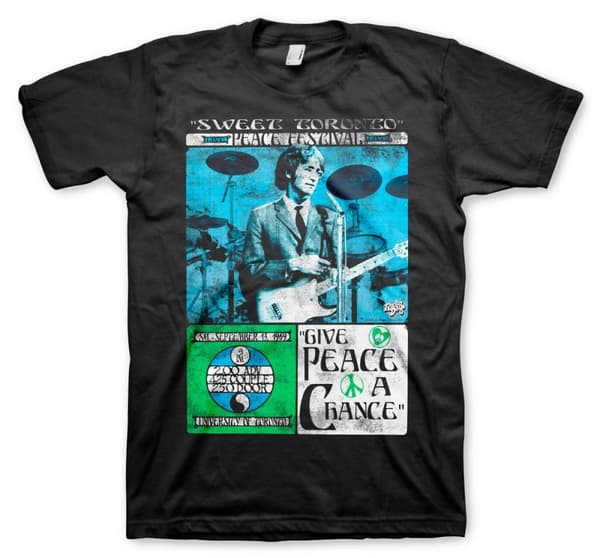 John Lennon - Toronto Peace Festival T-Shirt Black Small