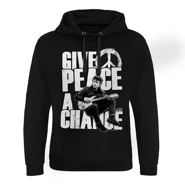John Lennon - Give Peace A Chance Epic Hoodie Black XX-Large