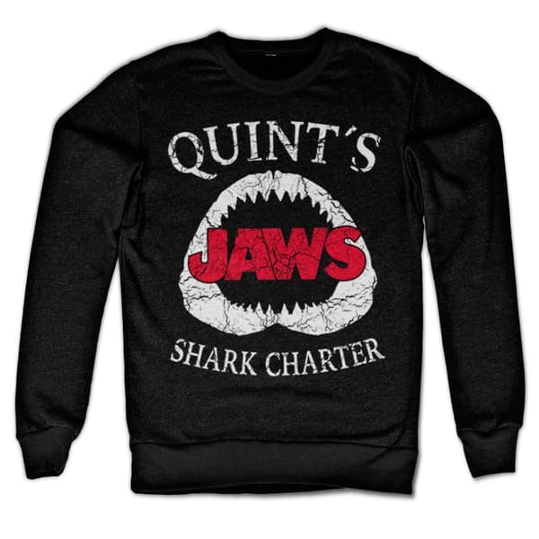 Jaws - Quint´s Shark Charter Sweatshirt Black X-Large