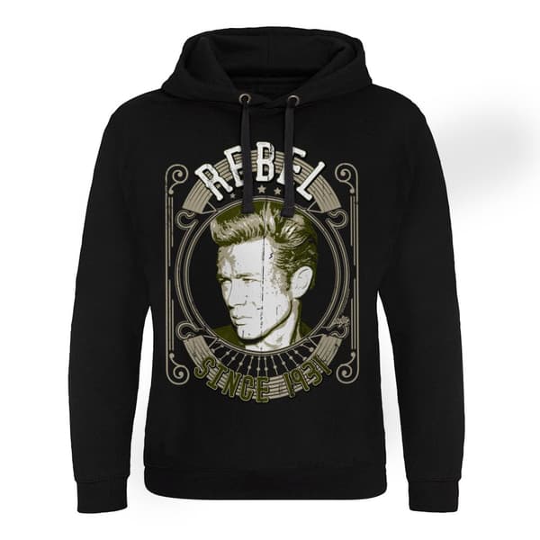 James Dean - Rebel Since 1931 Epic Hoodie Black Large