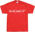 Miniatyrbild 6 av 6: I´m With Stupid! T-Shirt