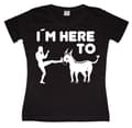 Miniatyrbild 1 av 3: I´m Here To Kick Ass! Girly T-shirt