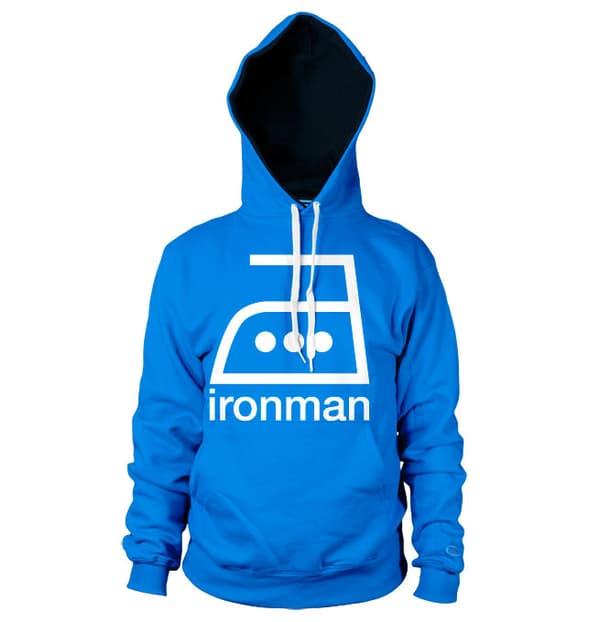 Ironman Hoodie Blue XX-Large